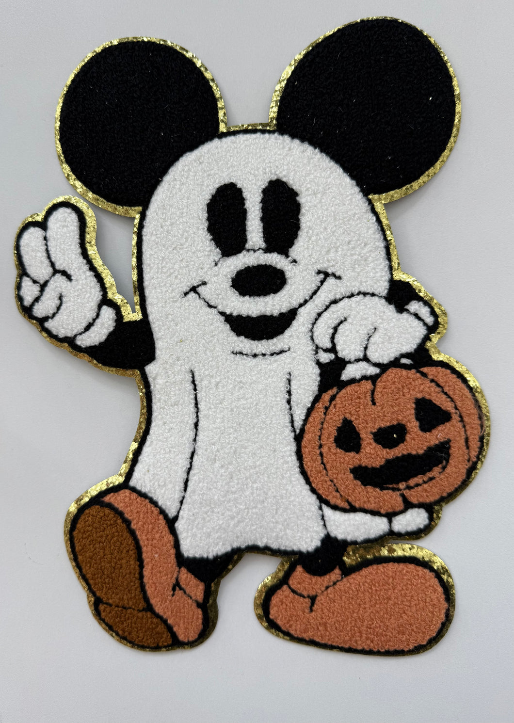 Mouse Ghost Chenille Patch