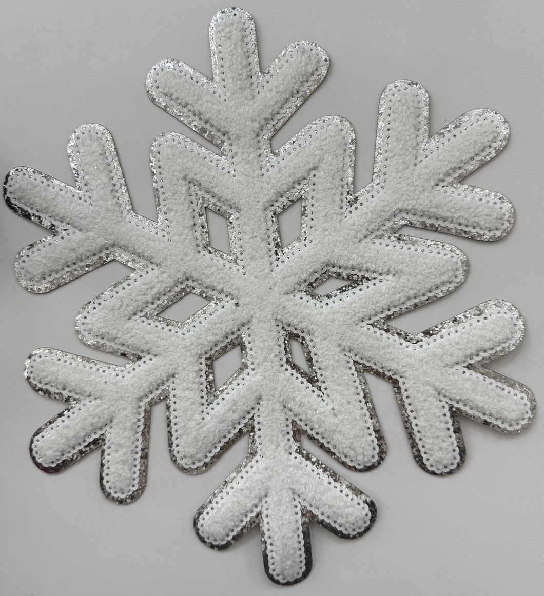 Snowflake Chenille Patch