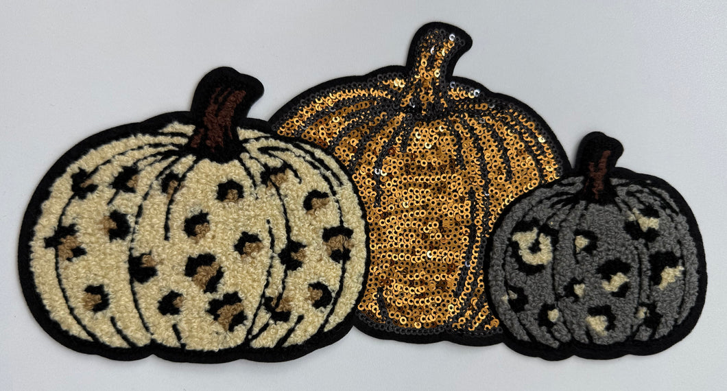 Leopard Sequin Pumpkin Patch