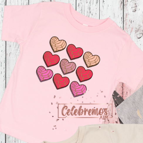 Concha Hearts Shirt - Toddler