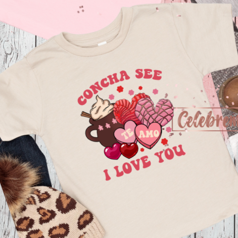 Concha See I Love You Shirt - Toddler