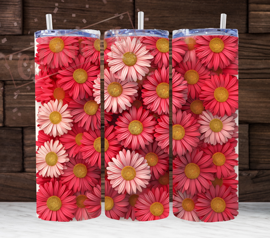 Pink Hue Gerberas Tumbler