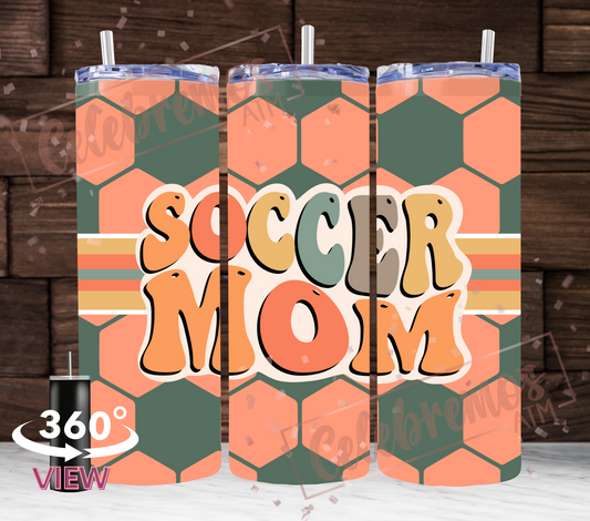 Retro Soccer Mom Tumbler