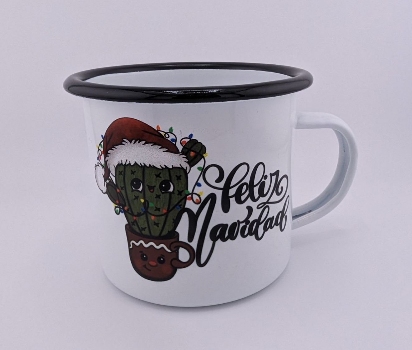 Feliz Navidad Enamal Mug