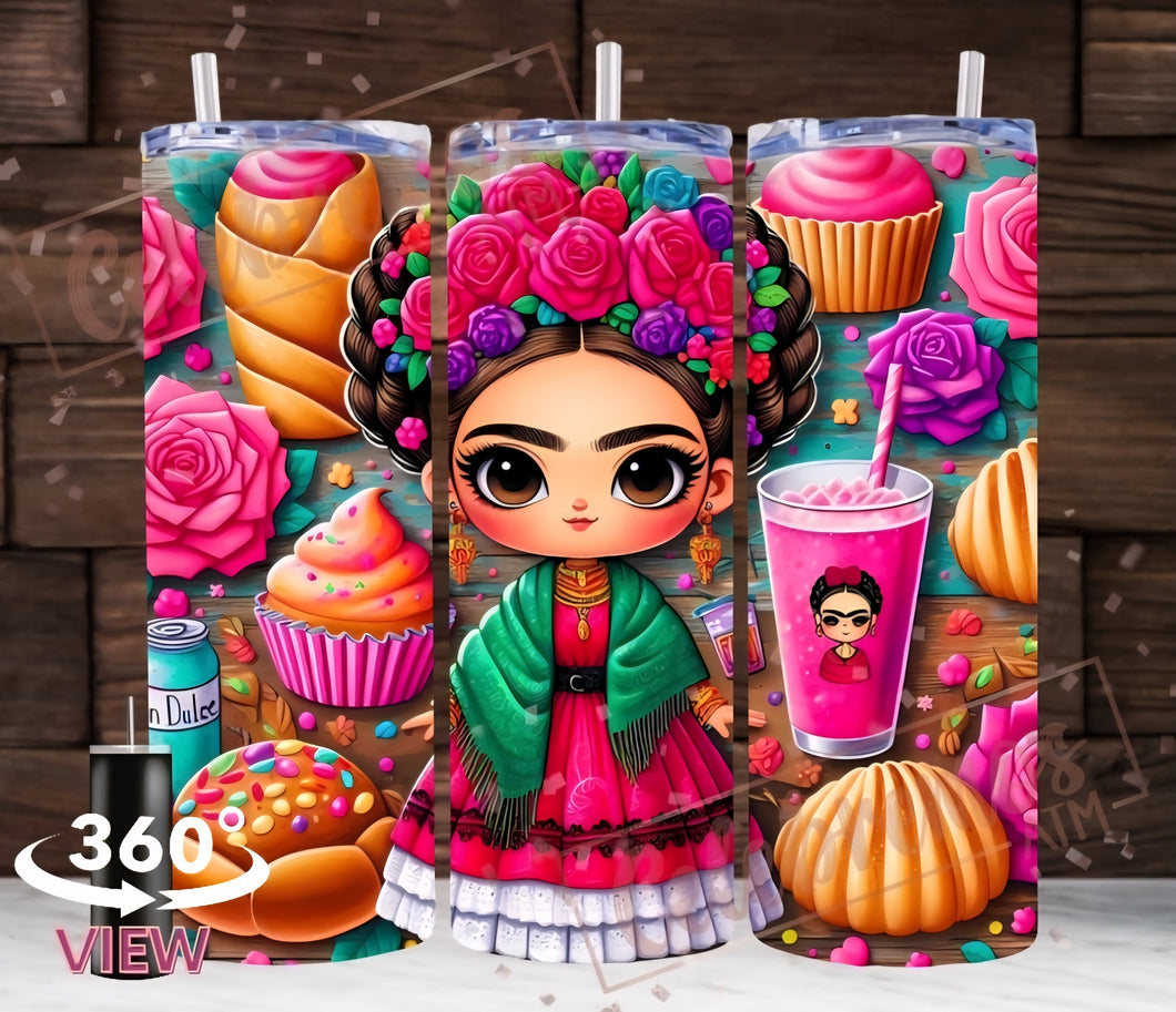 Colorful Frida Tumbler