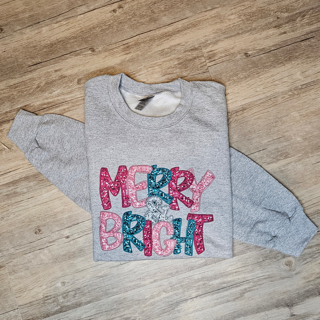 Merry and Bright Crew Neck