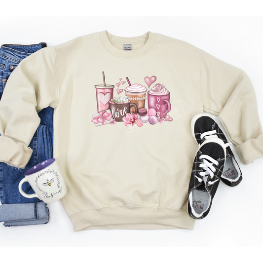 Pink Coffee - Crew Neck